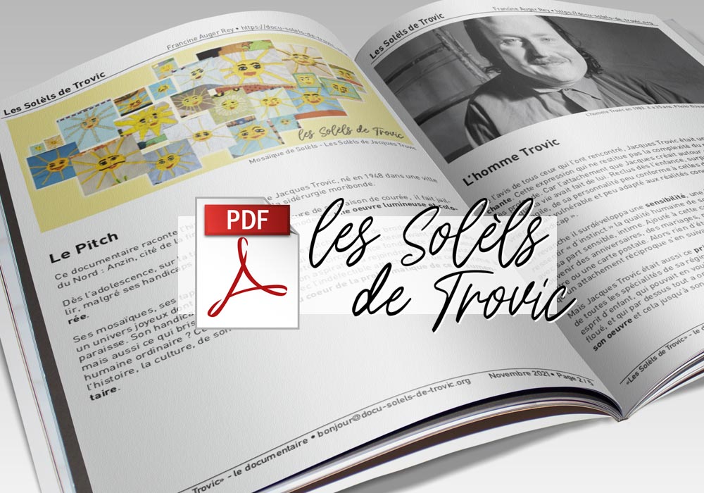 Documents presse film Documentaire Les Solèls de Trovic au format PDF